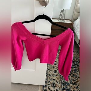 Flirty fuchsia zara top